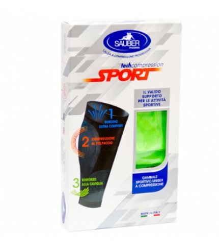 SAUBER GAMBALE SPORT UNISEX VERDE FLUO S