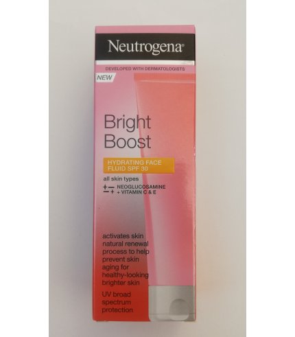 NEUTROGENA BRIGHT BOOST FLUIDO VISO IDRATANTE SPF30 50 ML