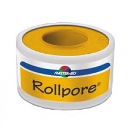 CEROTTO IN ROCCHETTO MASTER-AID ROLLPORE TESSUTO NON TESSUTO5X1,25