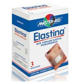 RETE TUBOLARE ELASTICA IPOALLERGENICA PER CINTURA OMBELICALEMASTER-AID 4,5 CM IN TENSIONE CALIBRO 5,5 CM