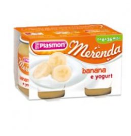 PLASMON*YOGURT BANANA 2X120G