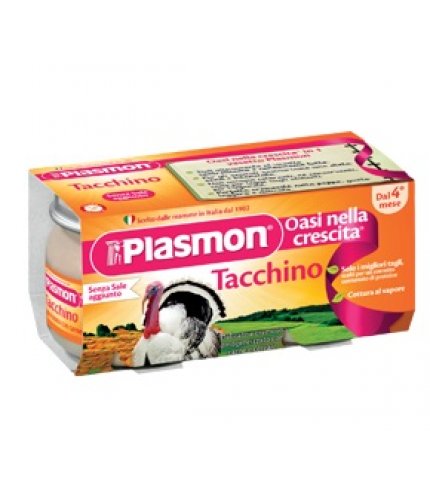 PLASMON*OM TACCHINO 2 X 80G