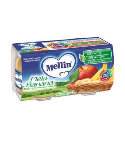 MELLIN OMOG MELA BANANA 2X100G