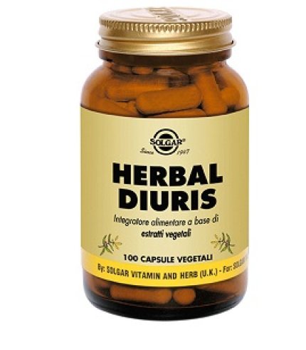 HERBAL DIURIS 100 CPS SOLGAR