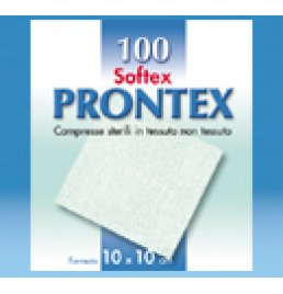 GARZA IN TESSUTO NON TESSUTO PRONTEX SOFT 10X10CM 100 PEZZI