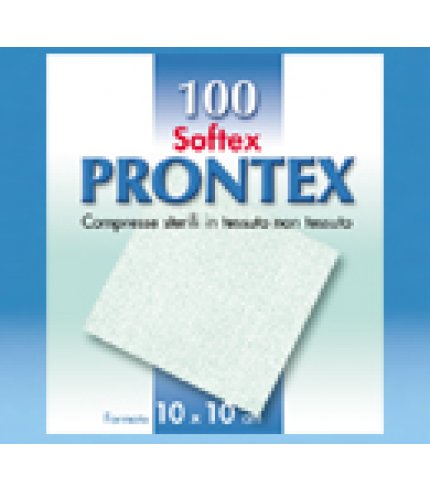 GARZA IN TESSUTO NON TESSUTO PRONTEX SOFT 10X10CM 100 PEZZI