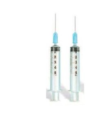 SIRINGA 5 ML AGO GAUGE 23 NUMERO 14 CONO CENTRALE 1 PEZZO