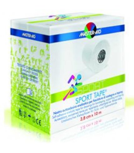 NASTRO AUTOADESIVO ANELASTICO PER FASCIATURE DI SOSTEGNO E TAPING MASTER-AID SPORT 3,8X10