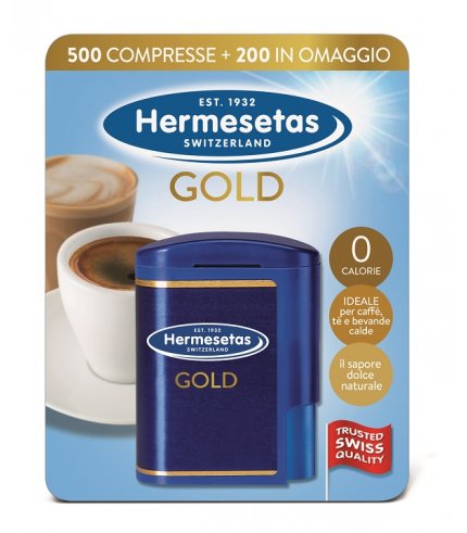 HERMESETAS GOLD 500+200 COMPRESSE 35 G