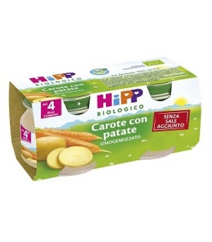 HIPP BIO OMOG CAROTE/PAT 2X80G