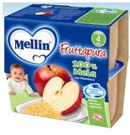 MELLIN FRUTTA PURA MELA 4X100G