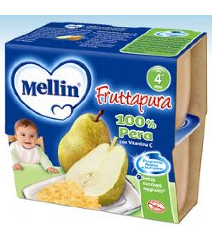 MELLIN FRUTTA PURA PERA 4X100G