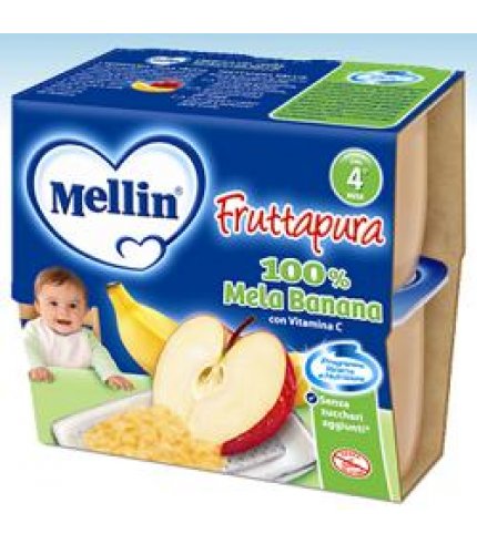 MELLIN FRUTTA PURA ME/BA4X100G