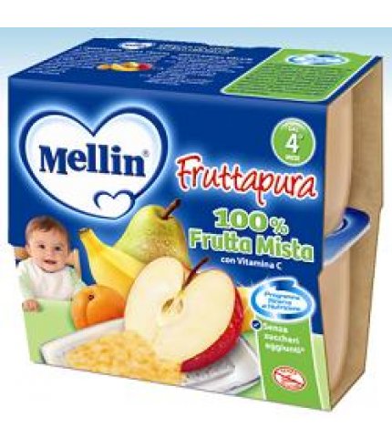 MELLIN FRUTTA PURA MIST 4X100G