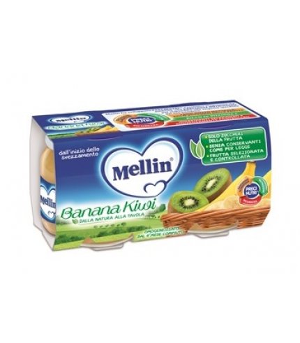 MELLIN OMOG BANANA/KIWI 2X100G