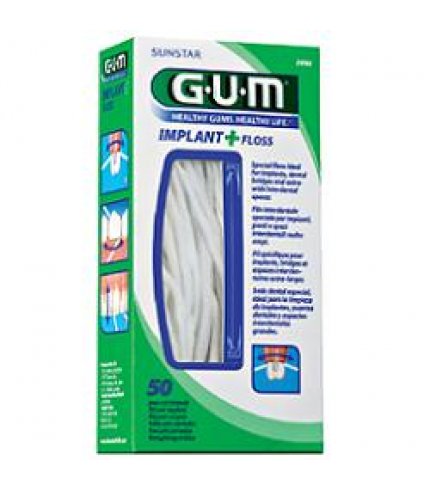 GUM IMPLANT+FLOSS FILO 50PZ