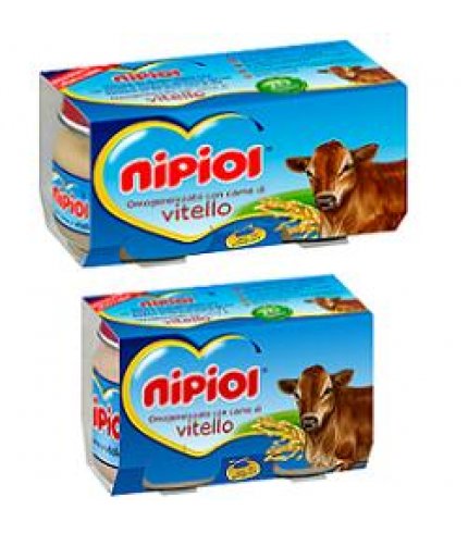 NIPIOL OMOG VITELLO 120G 2PZ