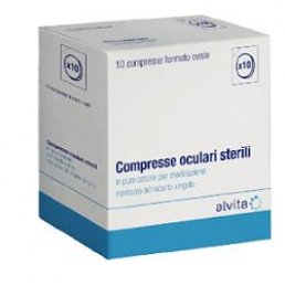 ALVITA COMPRESSA OCULARE STERILE 10 PEZZI