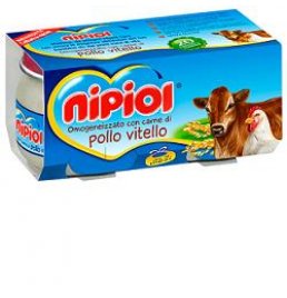 NIPIOL OMOG VITELLO POLLO 2X80