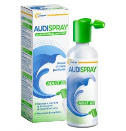 AUDISPRAY ADULT SOLUZIONE DI ACQUA DI MARE IPERTONICA SPRAYSENZA GAS DETERSIONE ORECCHIO 50ML