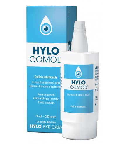 HYLO-COMOD GOCCE OCULARI IALURONATO DI SODIO 0,1%  FLACONCINO 10 ML