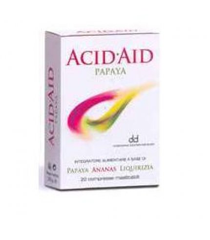 ACID AID PAPAYA 20CPR MASTIC