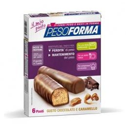 PESOFORMA BARR CIOCC CARAM 12P