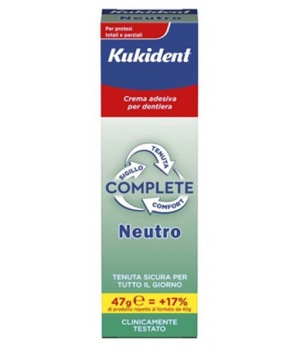 KUKIDENT NEUTRO COMPLETE CREMA ADESIVA PER PROTESI DENTARIE47 G