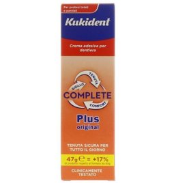 KUKIDENT PLUS COMPLETE CREMA ADESIVA PER PROTESI DENTARIE 47G