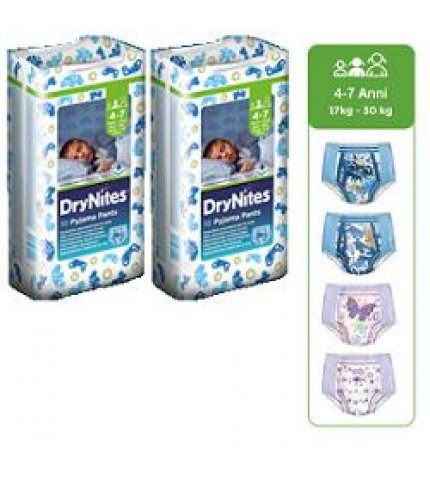 HUGGIES DRYNITES GIRL4/7AN 10P