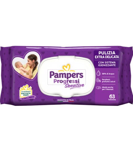 PAMPERS*SALV SENS RIC 63P