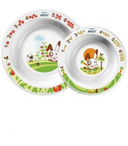 AVENT SET 2 PIATTI FONDI 6M+