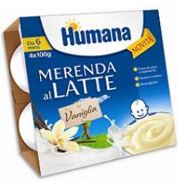 HUMANA MERENDA VANIGLIA 4X100G