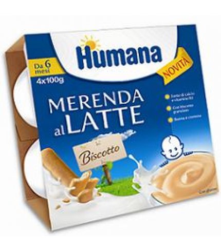 HUMANA MERENDA BISC 4X100G