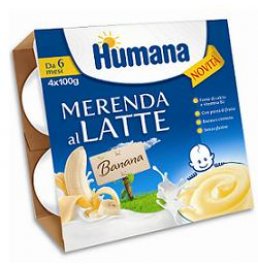 HUMANA MERENDA BANANA 4X100G