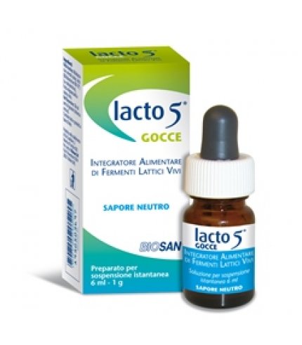 LACTO 5 GTT S/GLUT 6ML