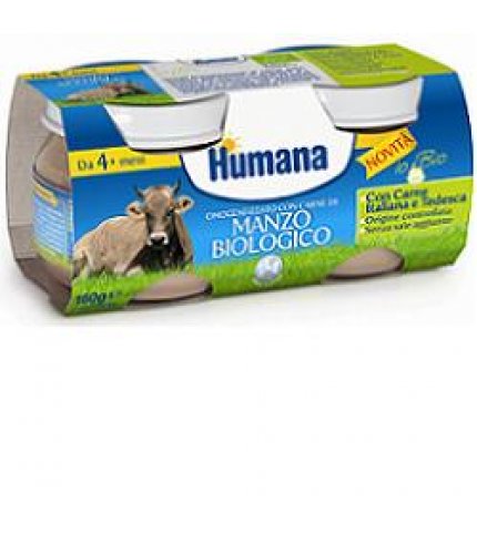 HUMANA OMOG MANZO BIO 2X80G