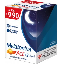 MELATONINA ACT+3 COMPLEX120CPR