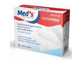 GARZA MEDS 12/8 18X40CM 12PZ