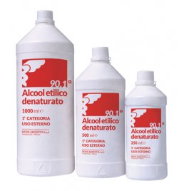 ALCOOL ETILICO DENATURATO 90,1% 250 ML