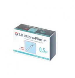 BD MICRO*INS 100U 0,5ML 29G 1C