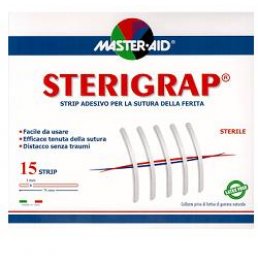 CEROTTO PER SUTURA MASTER-AID STERIGRAP 7,5X0,6 12 PEZZI