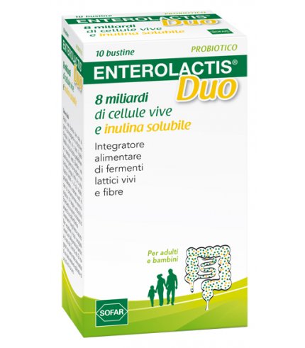 ENTEROLACTIS DUO POLV 10 BUST