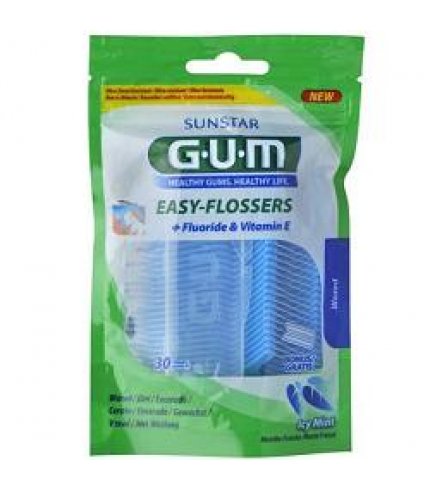 GUM EASY FLOSSERS FORCEL 30PZ