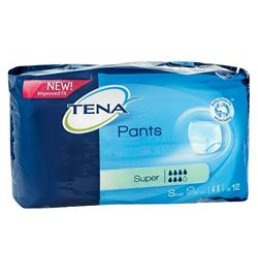 TENA PANTS SUPER PANN S 12PZ