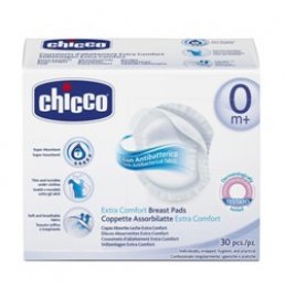 CHICCO COPPETTA ASSORBILATTE ANTIBATTERICA 30 PEZZI