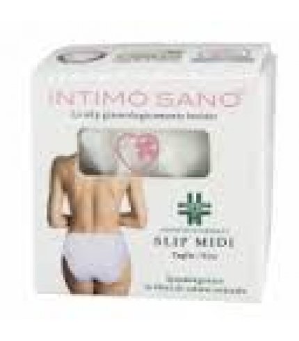 INTIMO SANO SLIP DONNA MIDI BIANCO SMALL