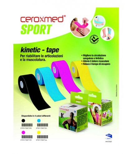 CEROXMED SPORT KINETIC TAPE BL