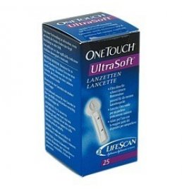 ONETOUCH ULTRASOFT 25 LANCETTE