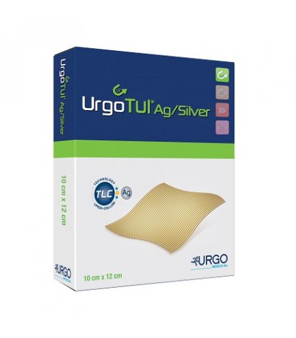 URGOTUL AG/SILVER 10X12CM 5PZ